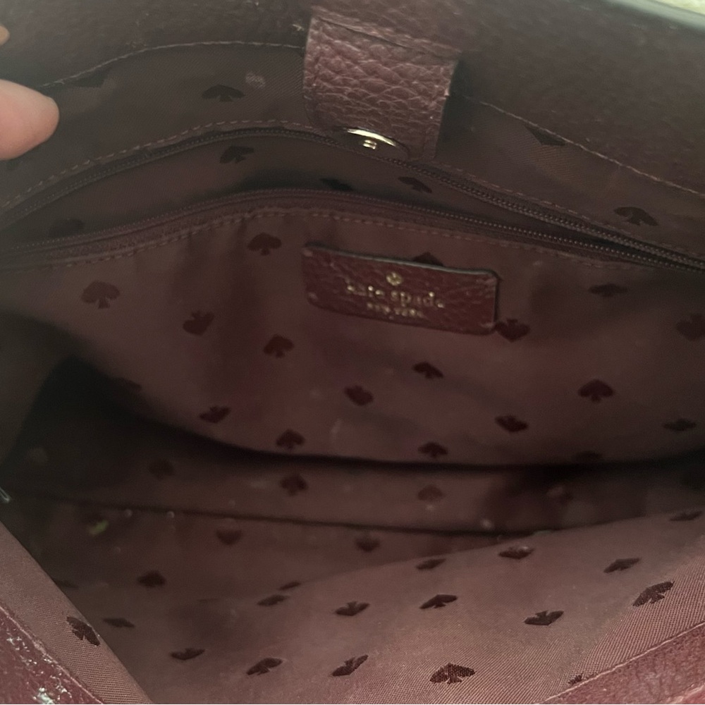 kate spade Burgundy Tote and Wallet Set - Picture 6 of 12